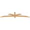 Ekena Millwork Davenport Timber Gable Bracket, Western Red Cedar, 84"W x 21"H x 1 1/2"D x 3 1/2"F, 6/12 Pitch GBW084X21X0204DAV00SWR - alternate 5
